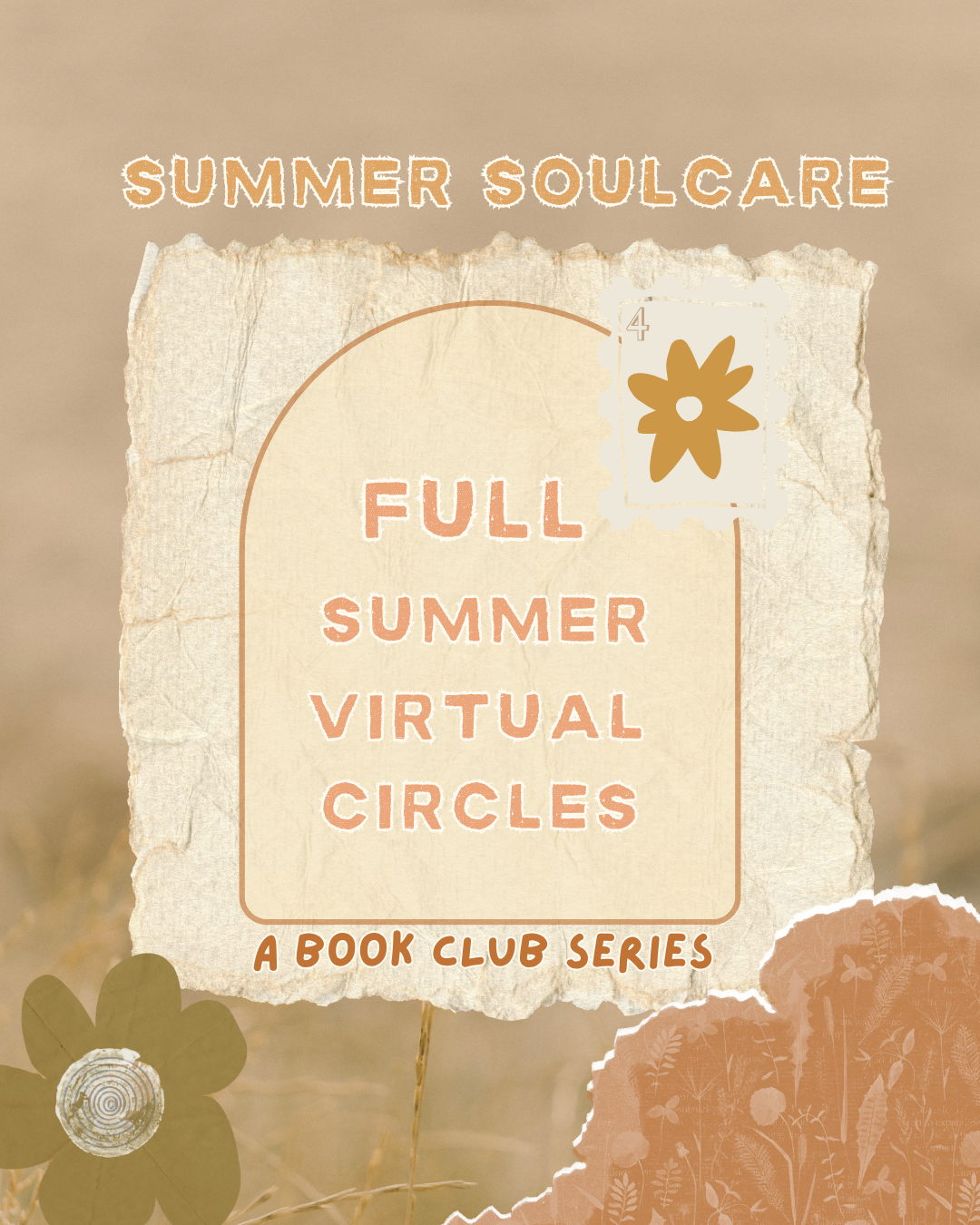 Full Summer Virtual Book Club (July & August)