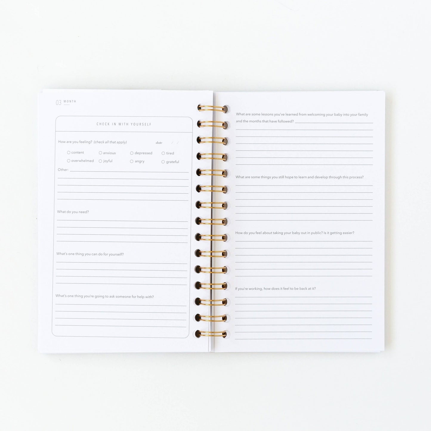 My Postpartum Journal: A Year of Self-Care