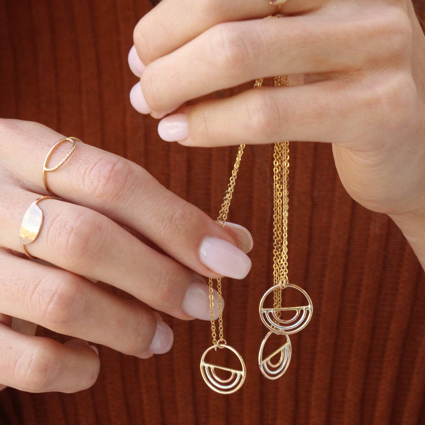 The Arc Necklace- "Smile In the Sky"