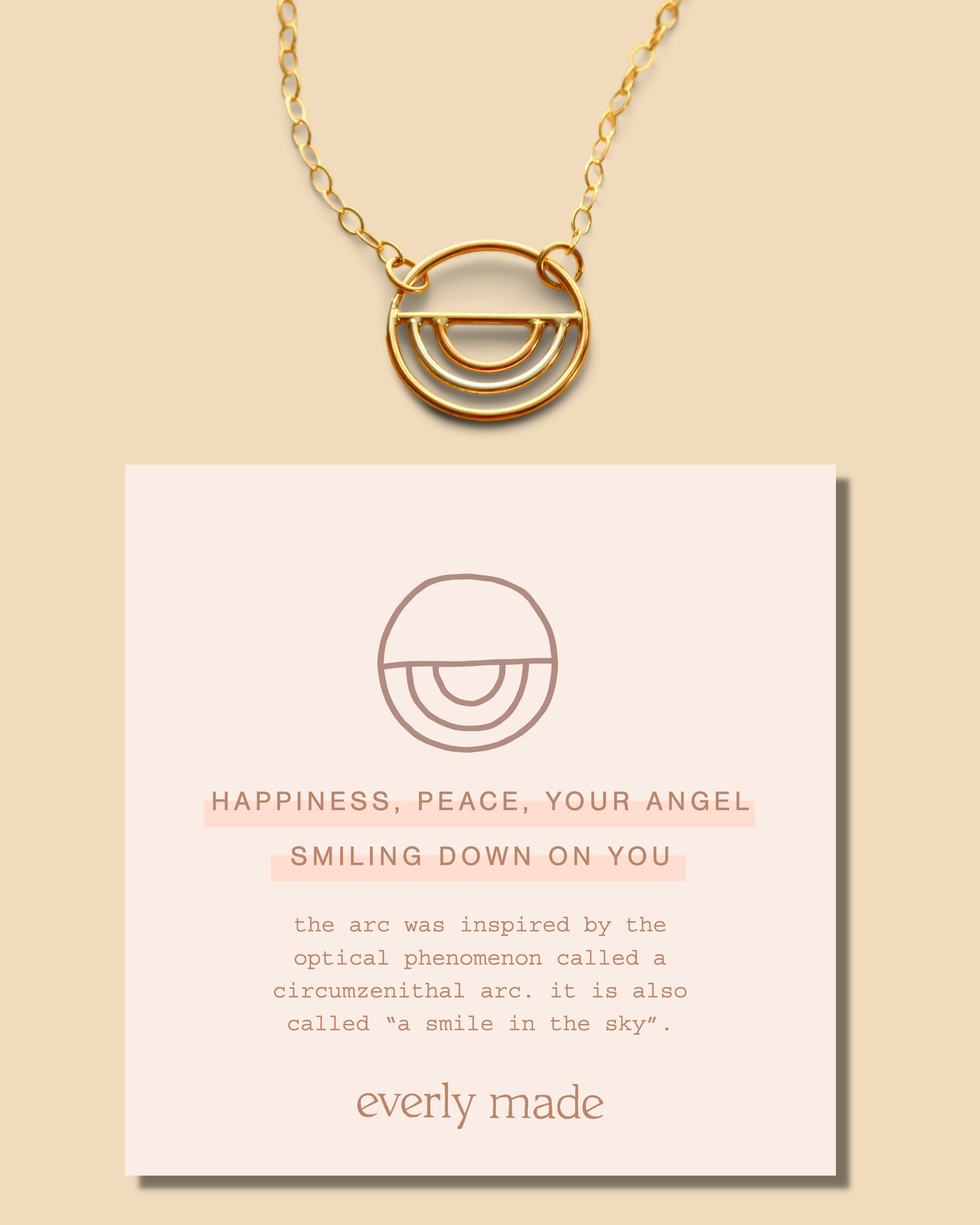 The Arc Necklace- "Smile In the Sky"