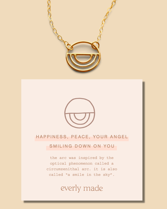 The Arc Necklace- "Smile In the Sky"
