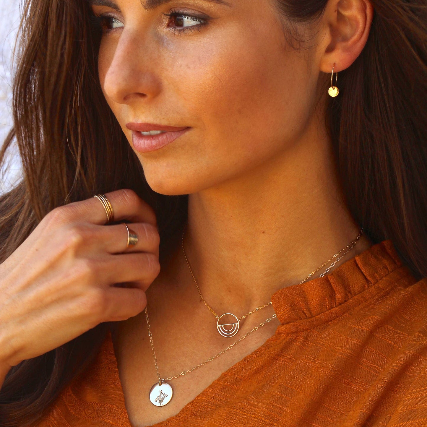 The Arc Necklace- "Smile In the Sky"