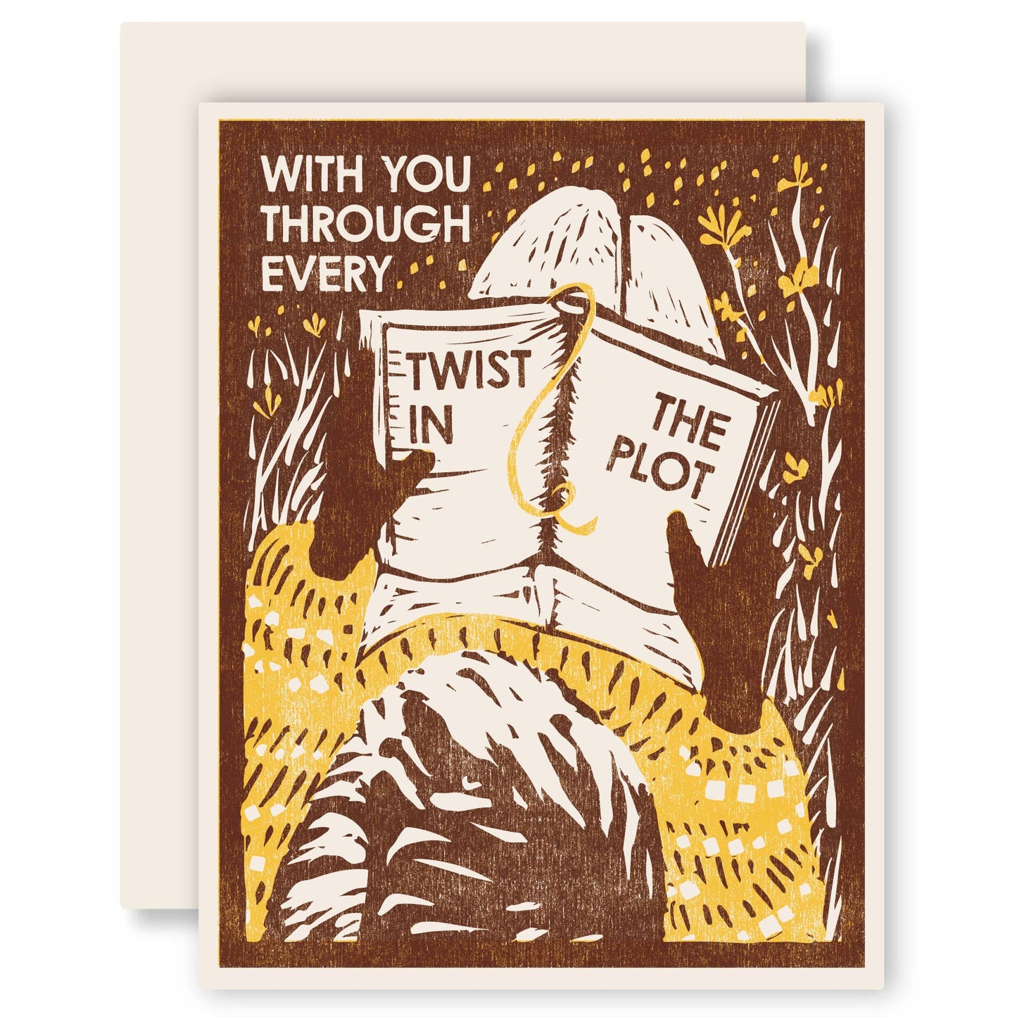 Every Twist in the Plot Greeting Card