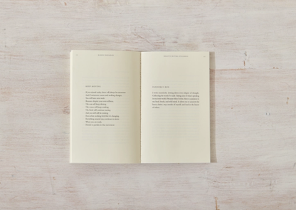 Beauty In The Stillness - Poetry book