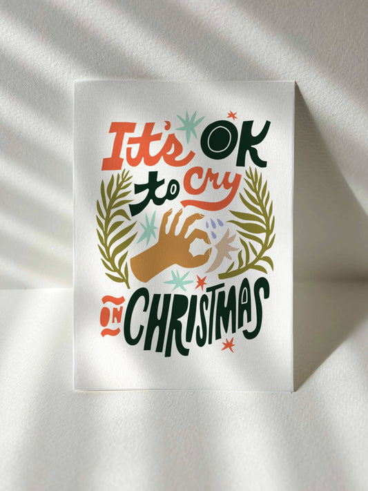 Cry on Christmas - Holiday Card