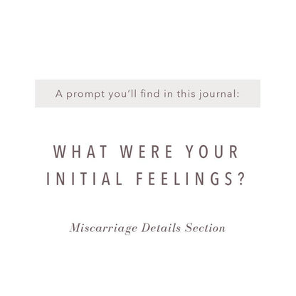 My Miscarriage Journal: A Healing Journey