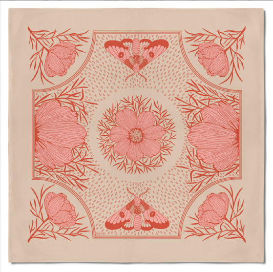 Pink Cosmos Remembrance Altar Cloth