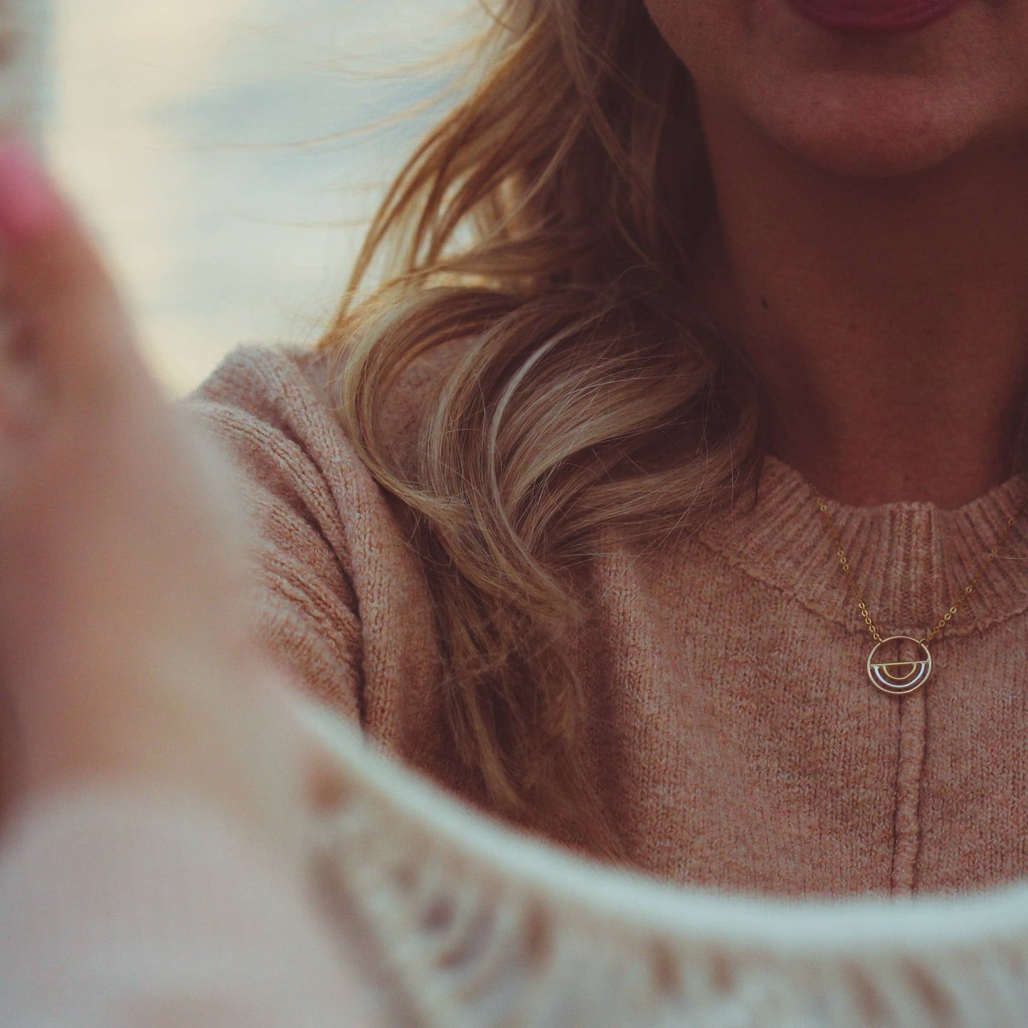 The Arc Necklace- "Smile In the Sky"