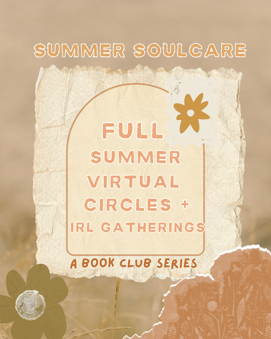 Full Summer Virtual + IRL Book Club (July & August)