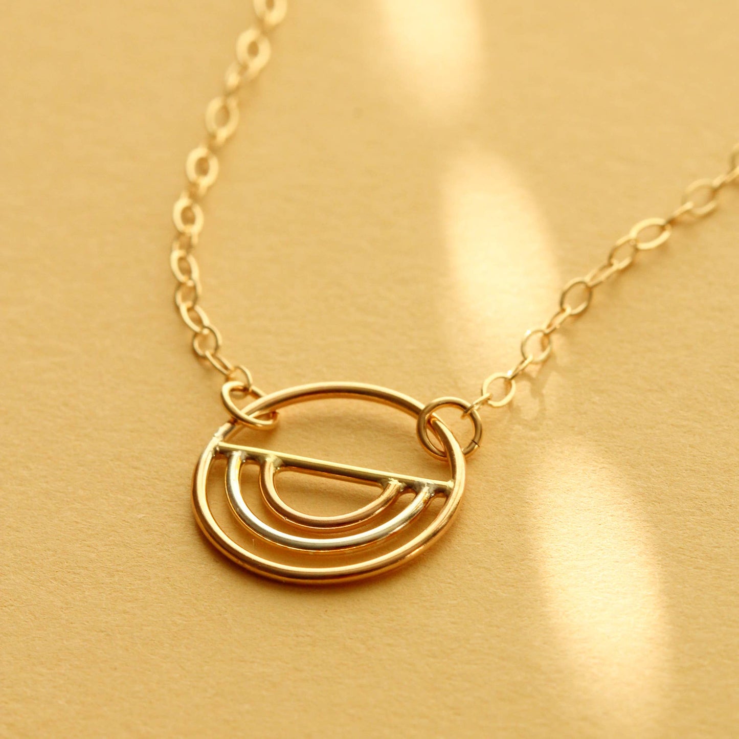 The Arc Necklace- "Smile In the Sky"
