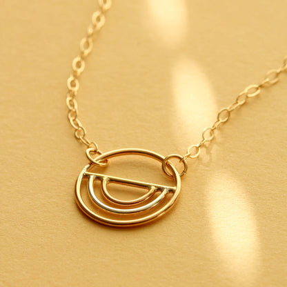 The Arc Necklace- "Smile In the Sky"