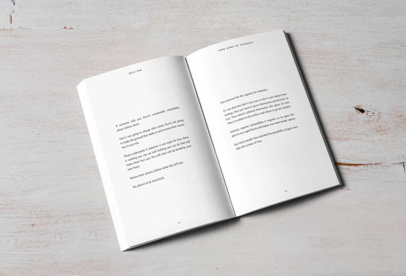 Come Home To Yourself - Prose Book