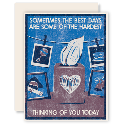 Best Days, Hardest Days Letterpress Card