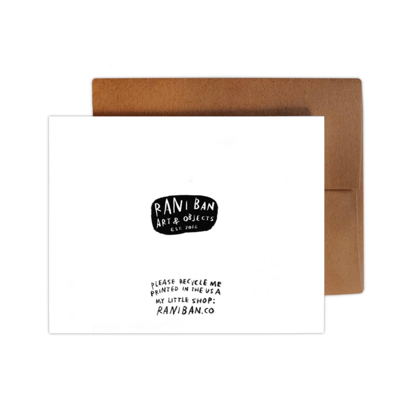 Being A Human Person- Greeting Card