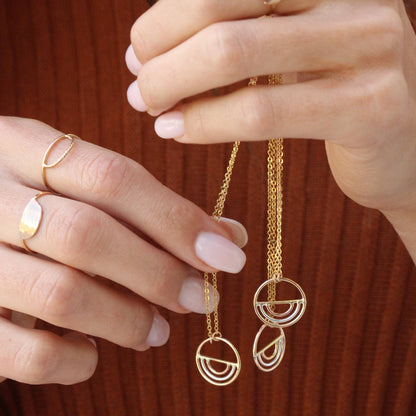 The Arc Necklace- "Smile In the Sky"
